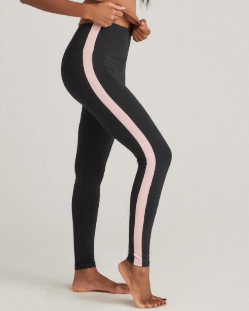 Back of a model wearing a size O/S Olympic Ankle In Black/Ballet/Toffee in Black/Ballet/Toffee by strut this. | dia_product_style_image_id:359017